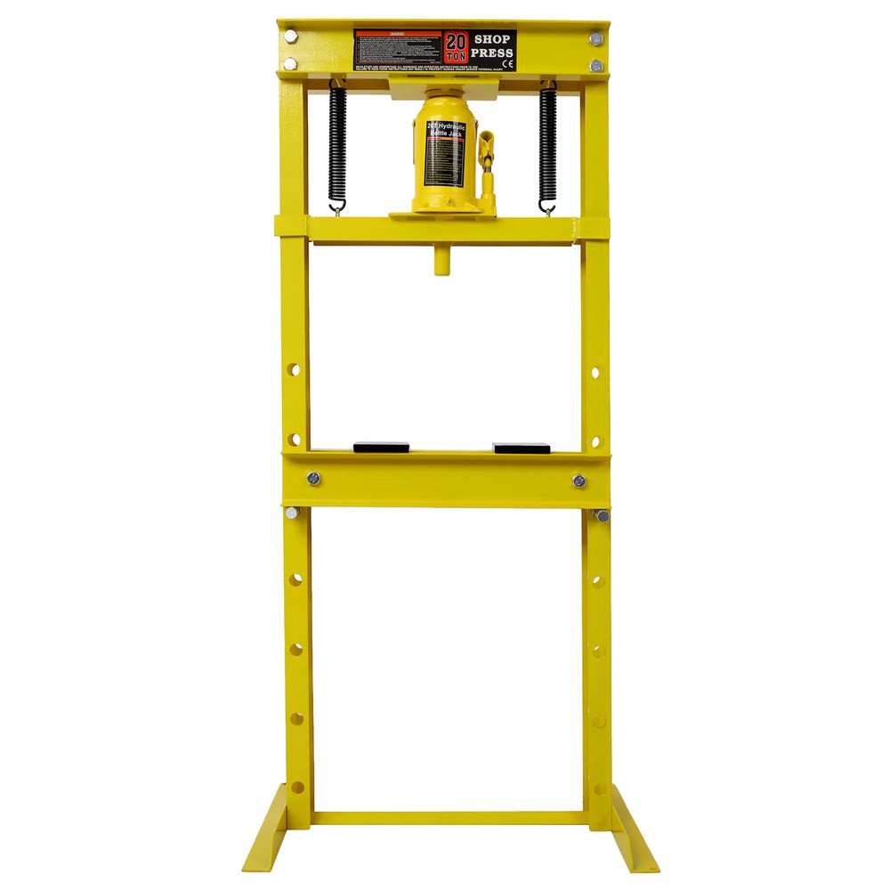 20 Ton Bottle Jack Shop Press,Bend,Straighten,or Press Parts,Install Bearings,U-