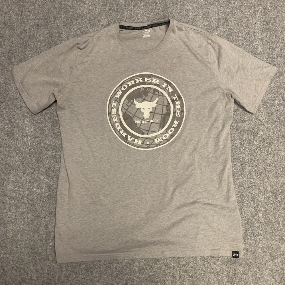 Under Armour Mens Size XL Project Rock Loose Shirt Ref