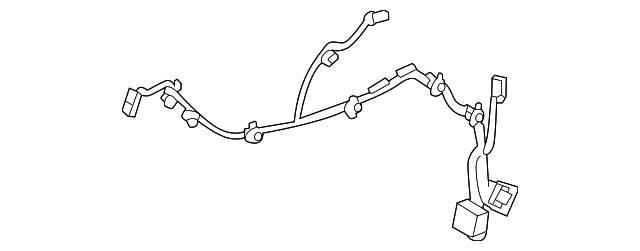 Genuine GM Driver Side Rear Door Lock Wiring Harness 84710938