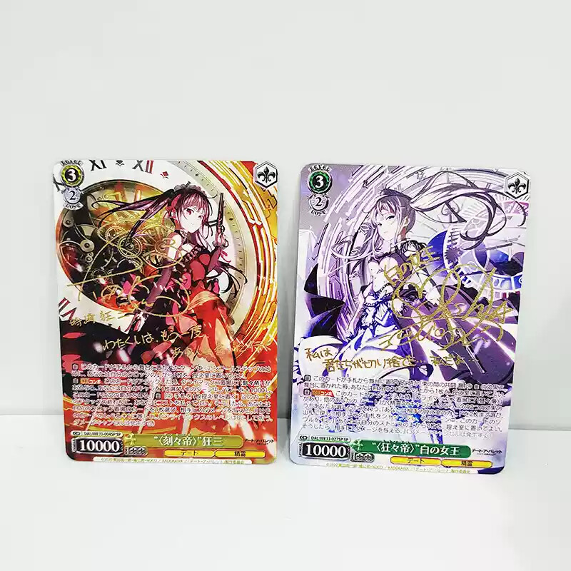 Anime Fan Creative Metal Card Goddess Card Collection Card Tokisaki Kurumi
