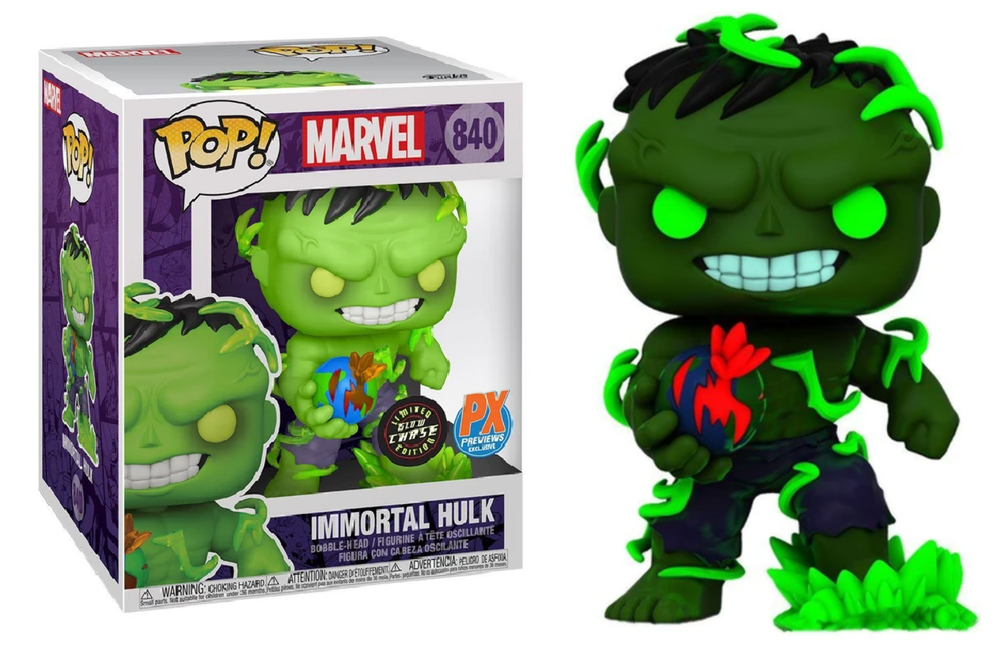 Funko POP! Marvel: Immortal Hulk (PX Previews)(CHASE)(Damaged Box) #840