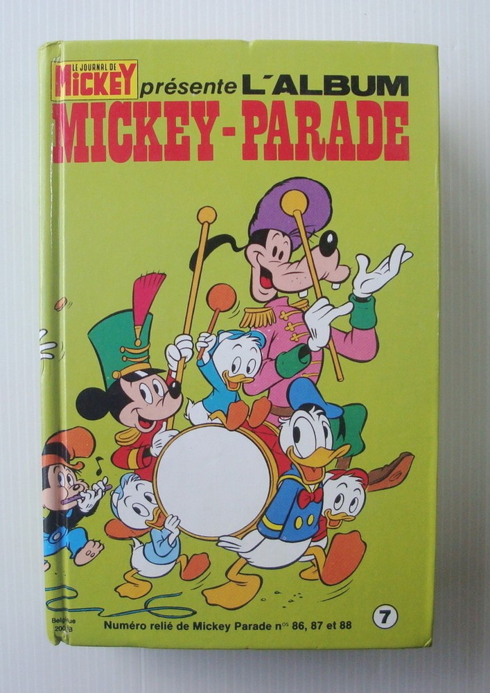 Mickey Mouse Magazine Album Mickey Parade No. 7 Issues 86, 87, 88 Bound + Game