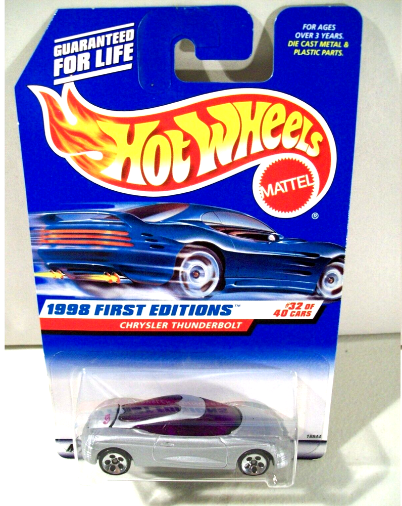 Hot Wheels 1999 First Editions Chrysler Thunderbolt Die-Cast Car #671