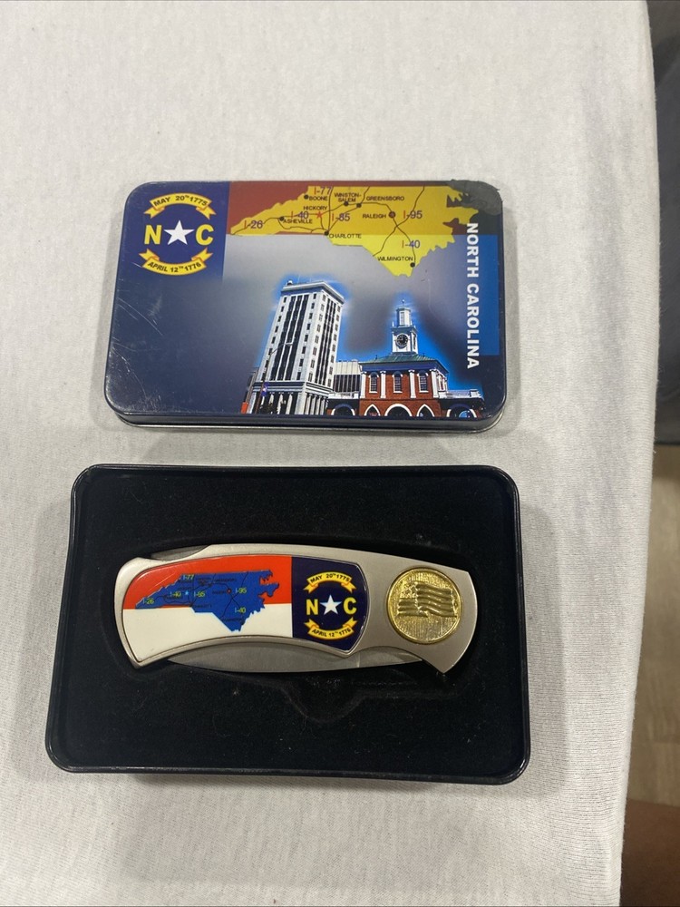 North Carolina branded folding pocket knife