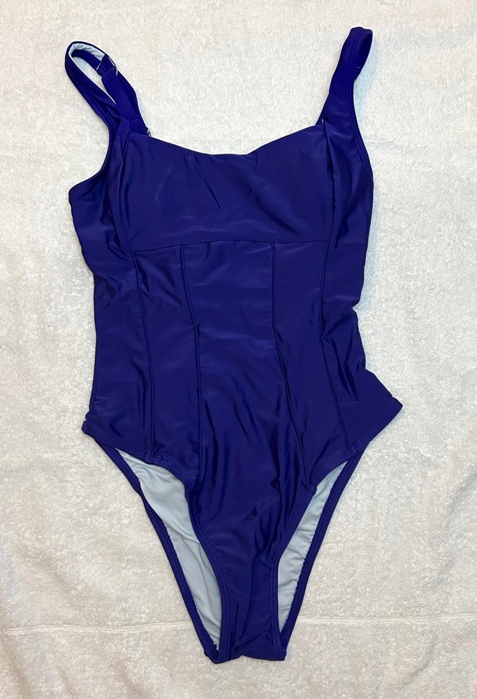 CUPSHE Women's Swimsuit Brand-New, Royal Blue, One-Piece, Size Small
