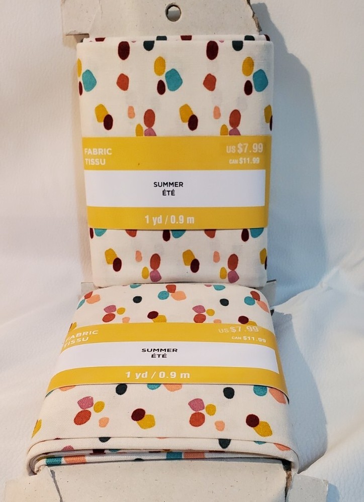 100% Cotton Fabric Material 2 Yards Spring Summer Color Sunbursts MSPCI Quilting