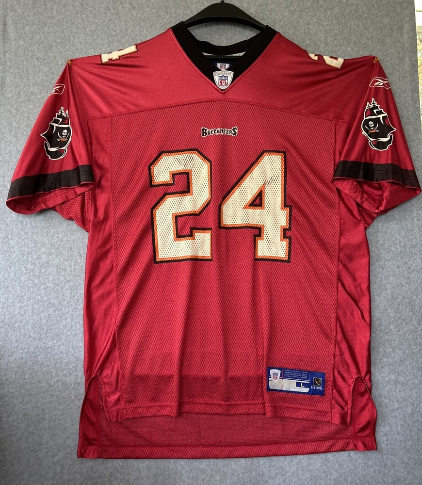 Cadillac Williams Bucs Red #24 Reebok Jersey Size Large NFL Football