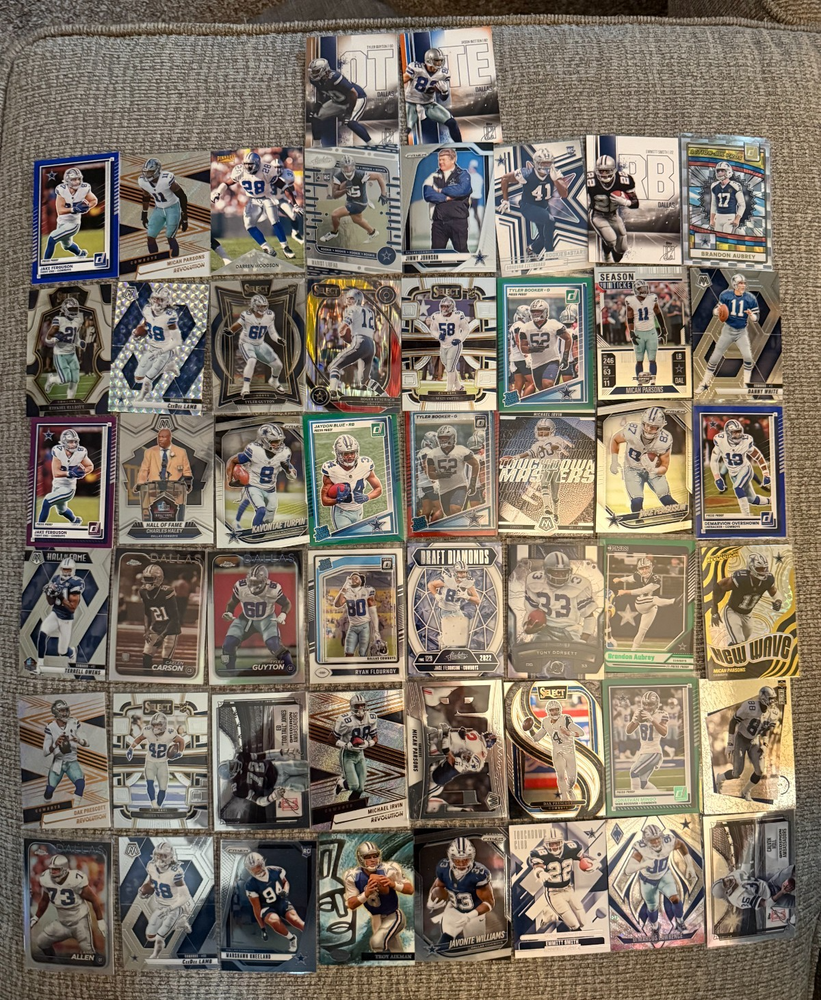 Dallas Cowboys 100 Card NICE Lot Ceedee, Dak, Troy, Smith, RCs , Inserts, etc