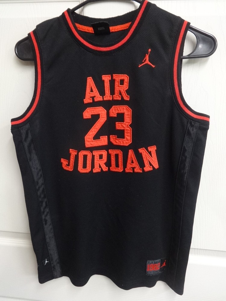 Vintage Jumpman Air Jordan # 23 Flight Stitched Basketball Jersey Boys Large