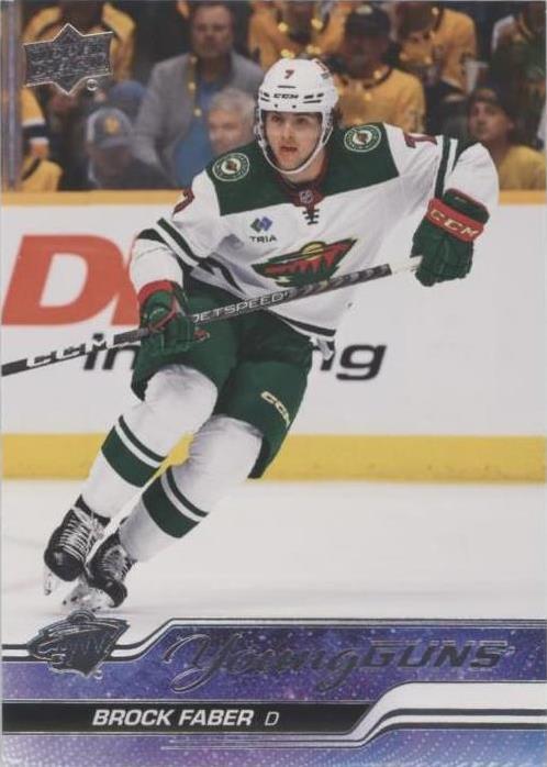 2023-24 Upper Deck Series 1 - Young Guns #215 Brock Faber (RC)