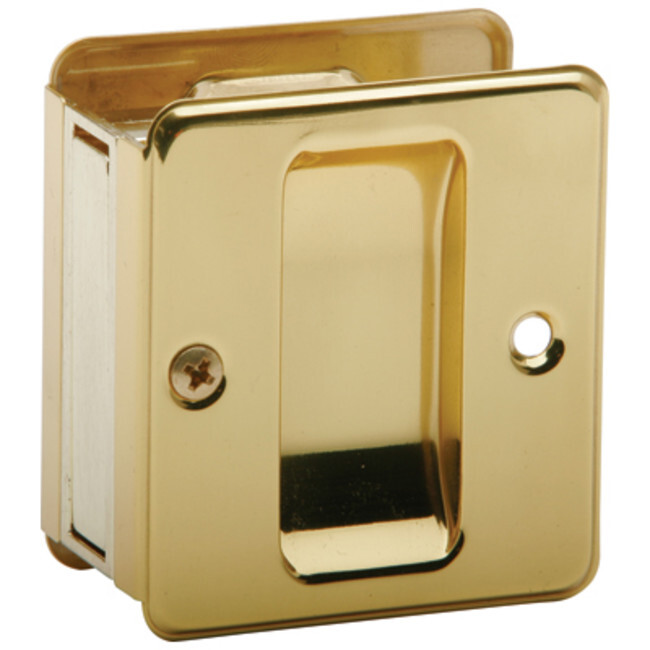 Schlage 990 1-3/4-Inch x 2-1/4-Inch Passage Pocket Door Pull
