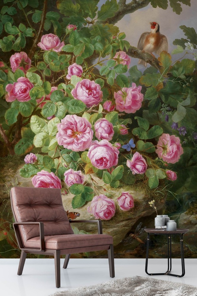 3D Flowers Still Life Oil Painting Wall Murals Wallpaper Murals Wall Sticker 225