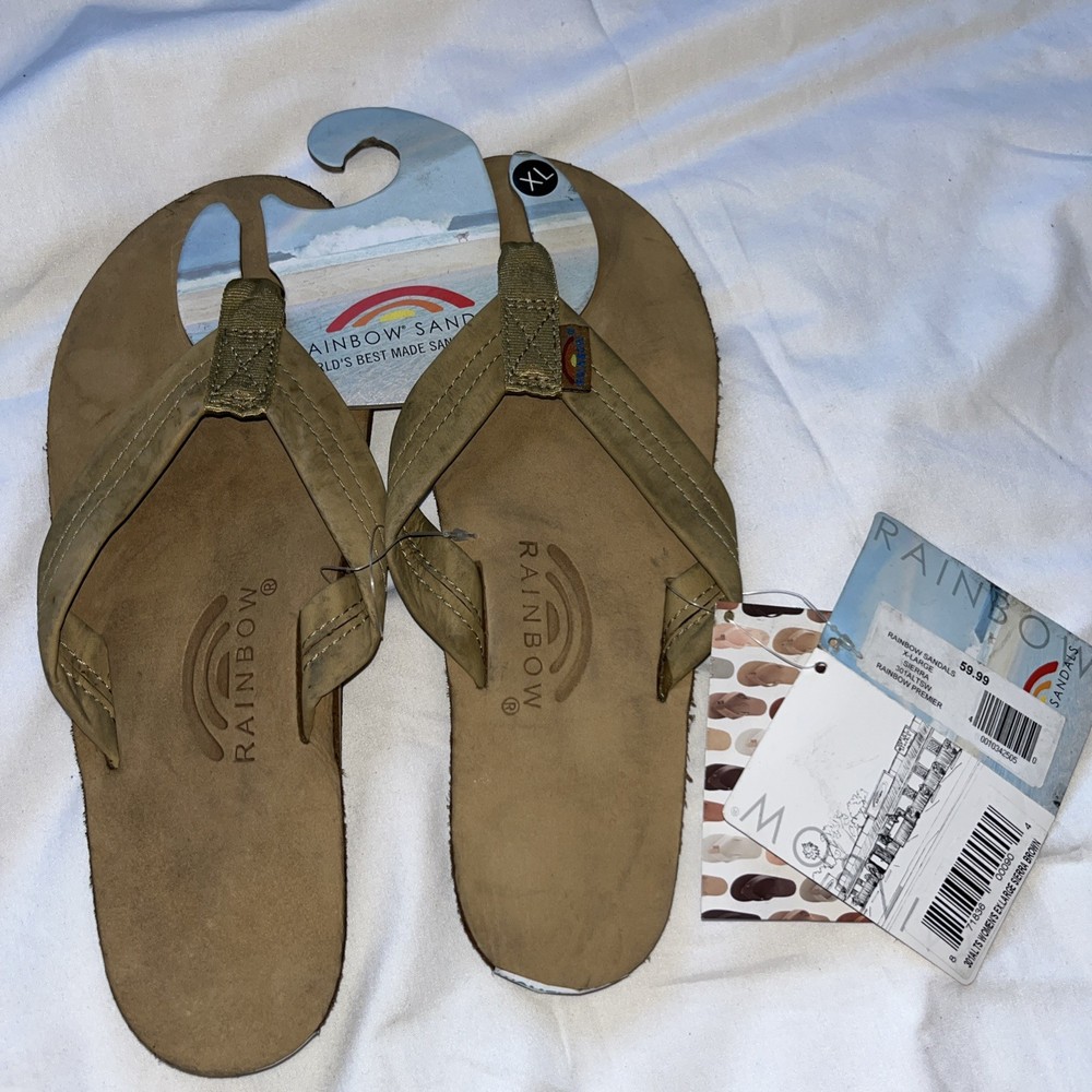XL Rainbow Women's Premier Sierra Brown Leather Sandals