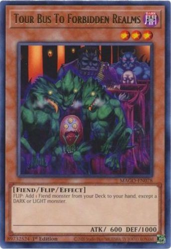 Tour Bus to Forbidden Realms MAGO-EN078 1st Ed Rare Near Mint