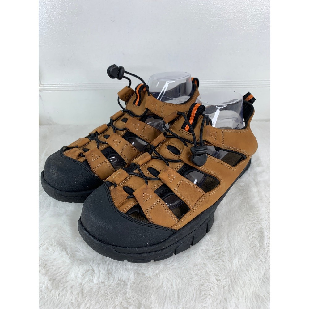 Alpine Design Men’s Water Sport Sandals Brown/Black Size 10 Hiking Walking