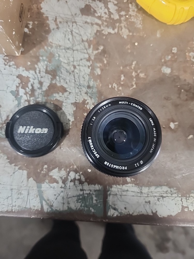Promaster Spectrum 7 Lens 1:2.8 52mm With NIKON LENS CAP