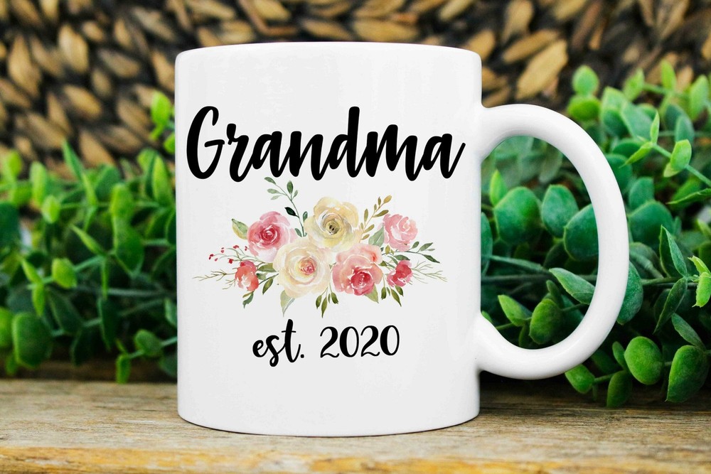 New Grandma Gift Personalized New Grandma Mug Promoted To Grandma Grandma Est