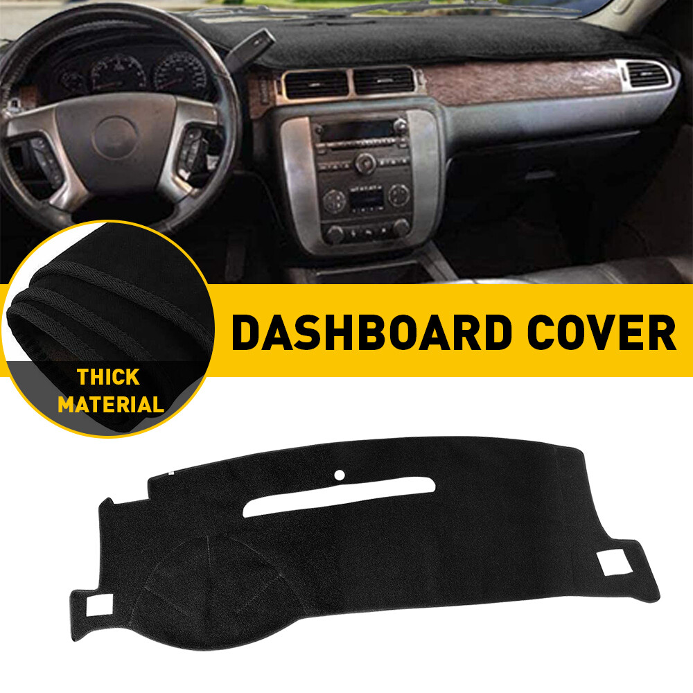 For GMC Yukon Sierra SLT Denali 1500 Dashboard 2007-2013 Cover Dashmat Dash Mat