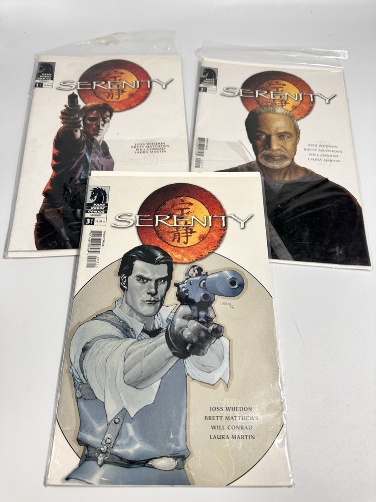 Serenity Set #1-3 by Joss Whedon Dark Horse Comics 36D