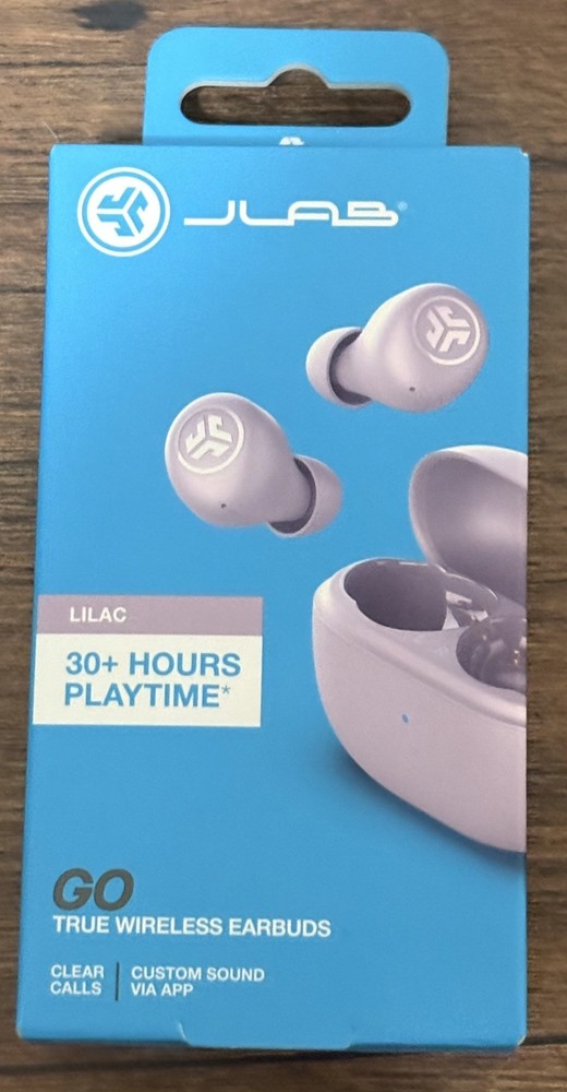 JLab GO Air POP True Wireless In-Ear Headphones - Lilac  New
