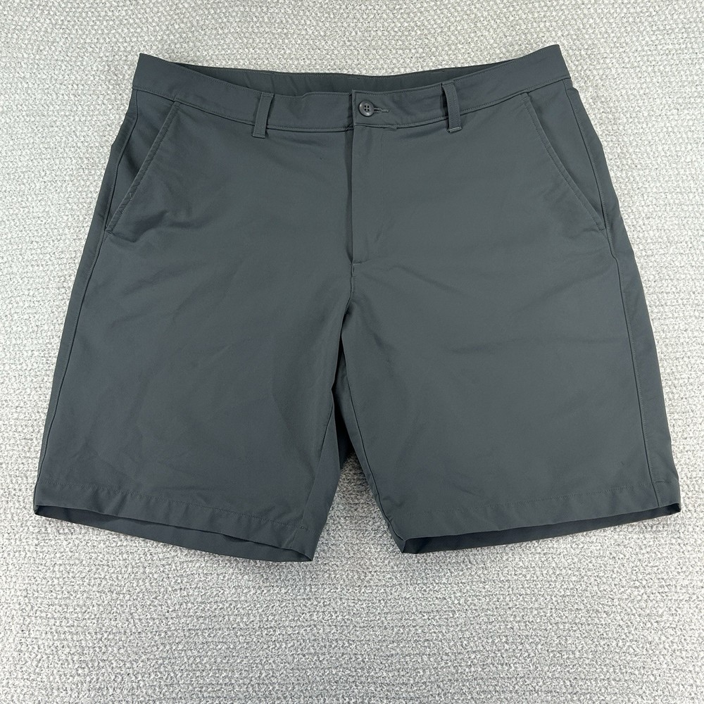 Under Armour Shorts Mens 40 Gray Tech Chino Performance Golf Sports 1350071