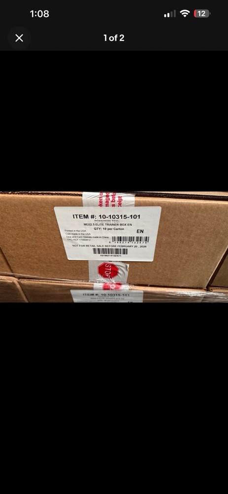 Pokemon TCG Ascended Heroes ELITE TRAINER BOX CASE Factory Sealed