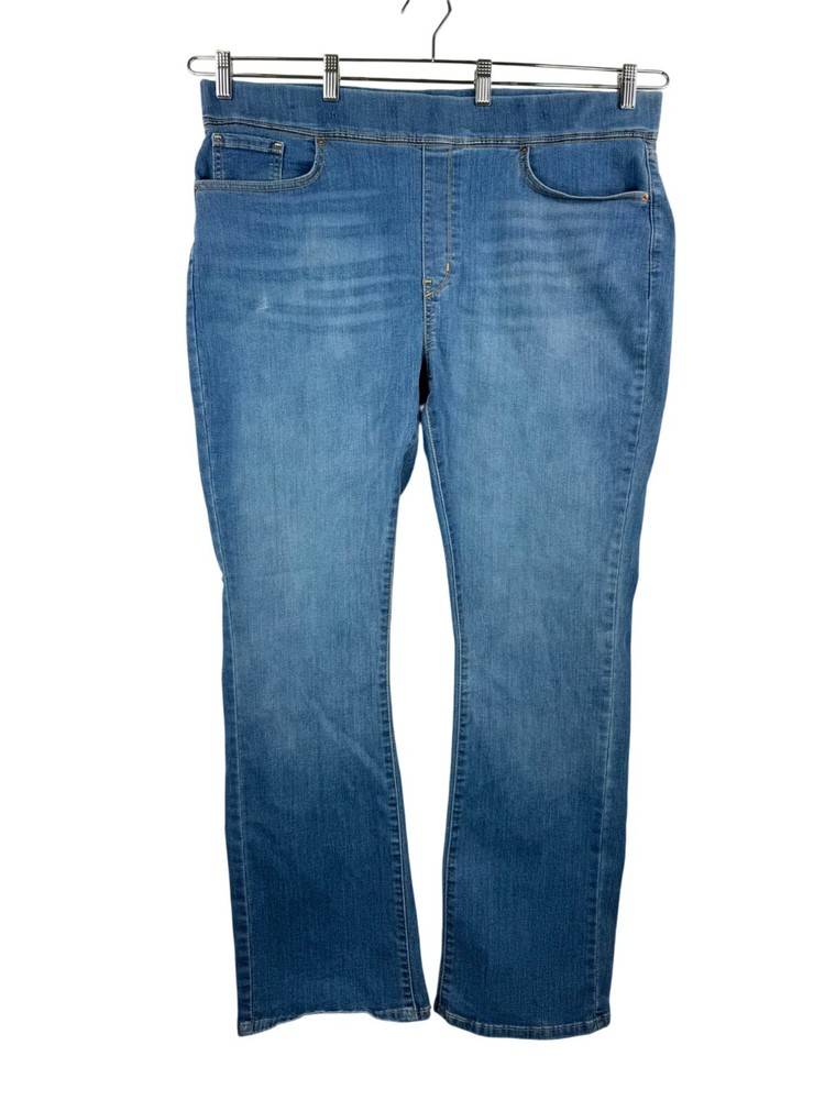 Levis Signature 90s Retro Bootcut Pull On Jeans Blue Shaping Size 36