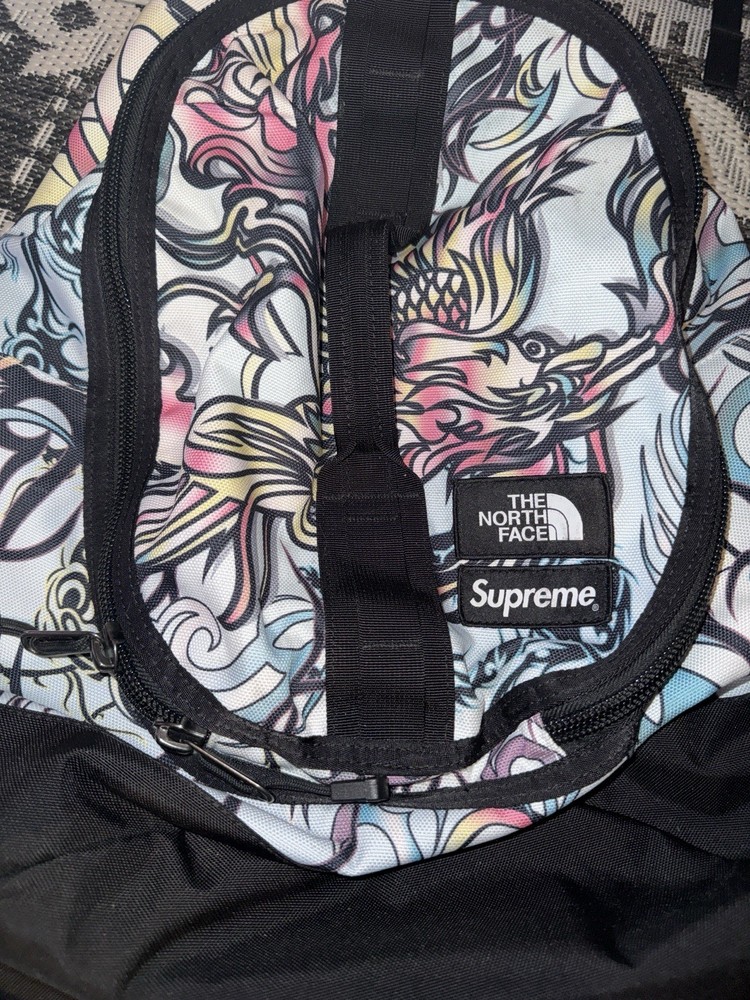 Supreme The North Face Collab Backpack Black TNF Logo
