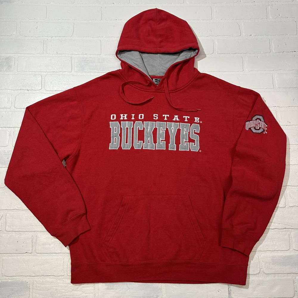 Ohio State Buckeyes Embroidered Y2K Hoodie Men XL NCAA March Madness Gear