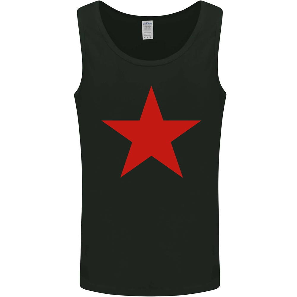 Red Star Army As Worn by Mens Vest Tank Top