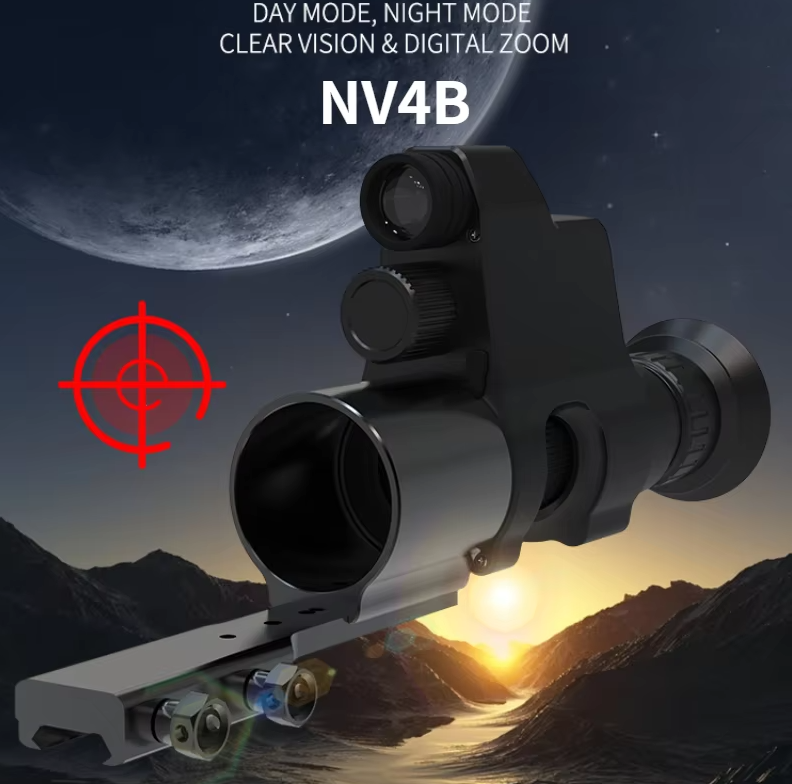 NV4B 940nm Night Vision IR Digital Scope Crosshair 4X Zoom Video Camera Hunting