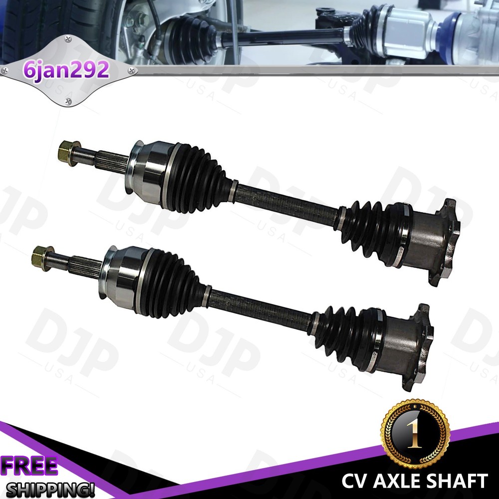 Front LH & RH Pair CV Axle Shaft for Nissan TITAN Armada INFINITI QX56 5.6L 4WD