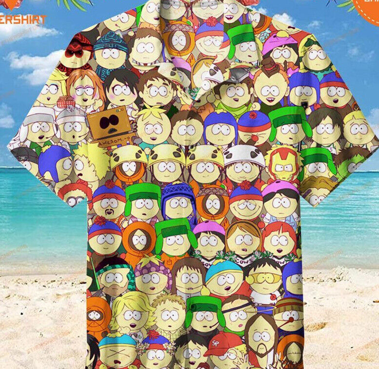 South Park Hawaiian Shirt Hawaiian Shirt 3D Gift For Fans