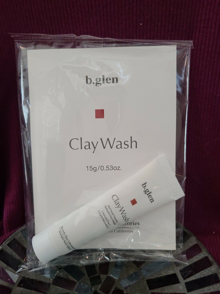 B.glen Clay Wash Mild Facial Cleanser 15g Sample Size
