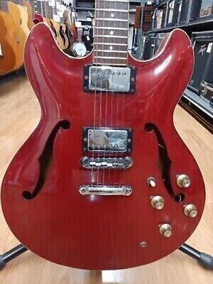Yamaha SA-700 Semi Acoustic Electric Guitar Red Japan Used