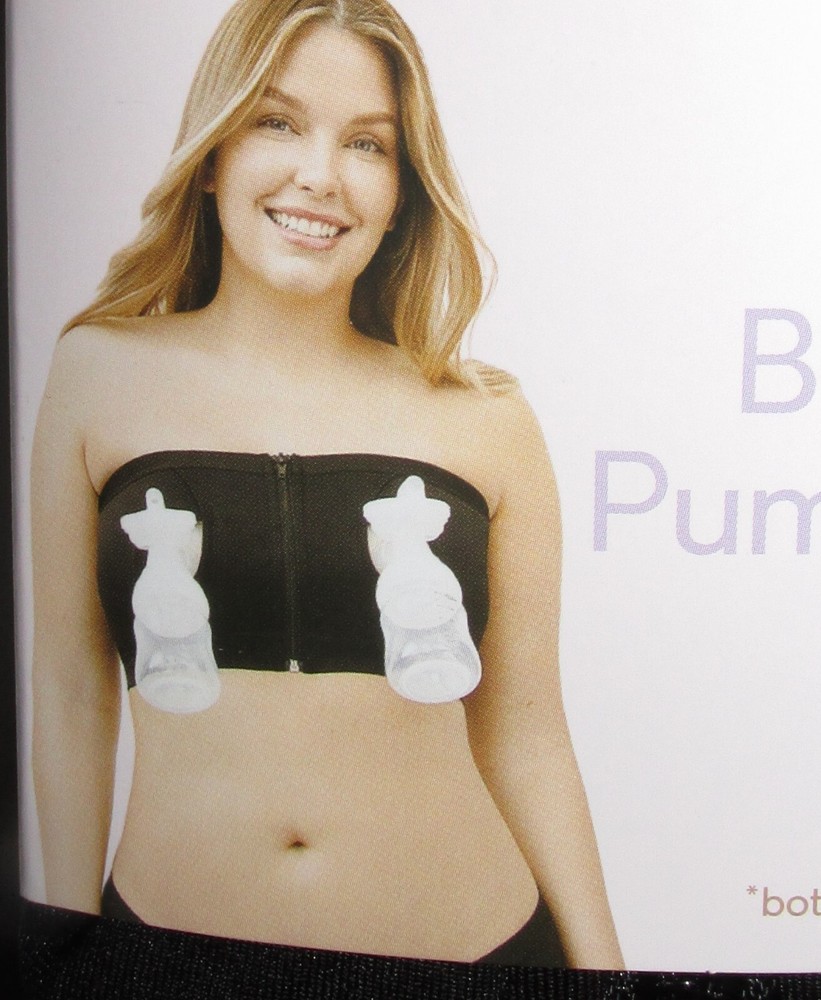 Joyspun SOFT Hands Free Breast Pump Nursing Bra (Size Large) BRAND NEW