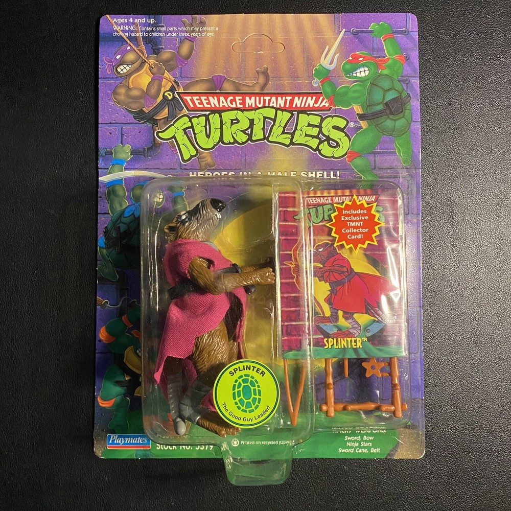 1992 Playmates TMNT Splinter The Good Guy Leader Teenage Mutant Ninja Turtles