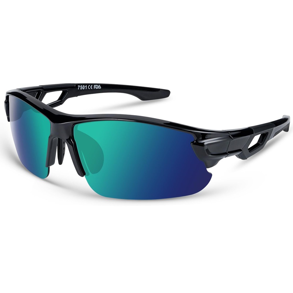 Polarized Sports Sunglasses for Men Women Youth Baseball Fishing Cycling Running