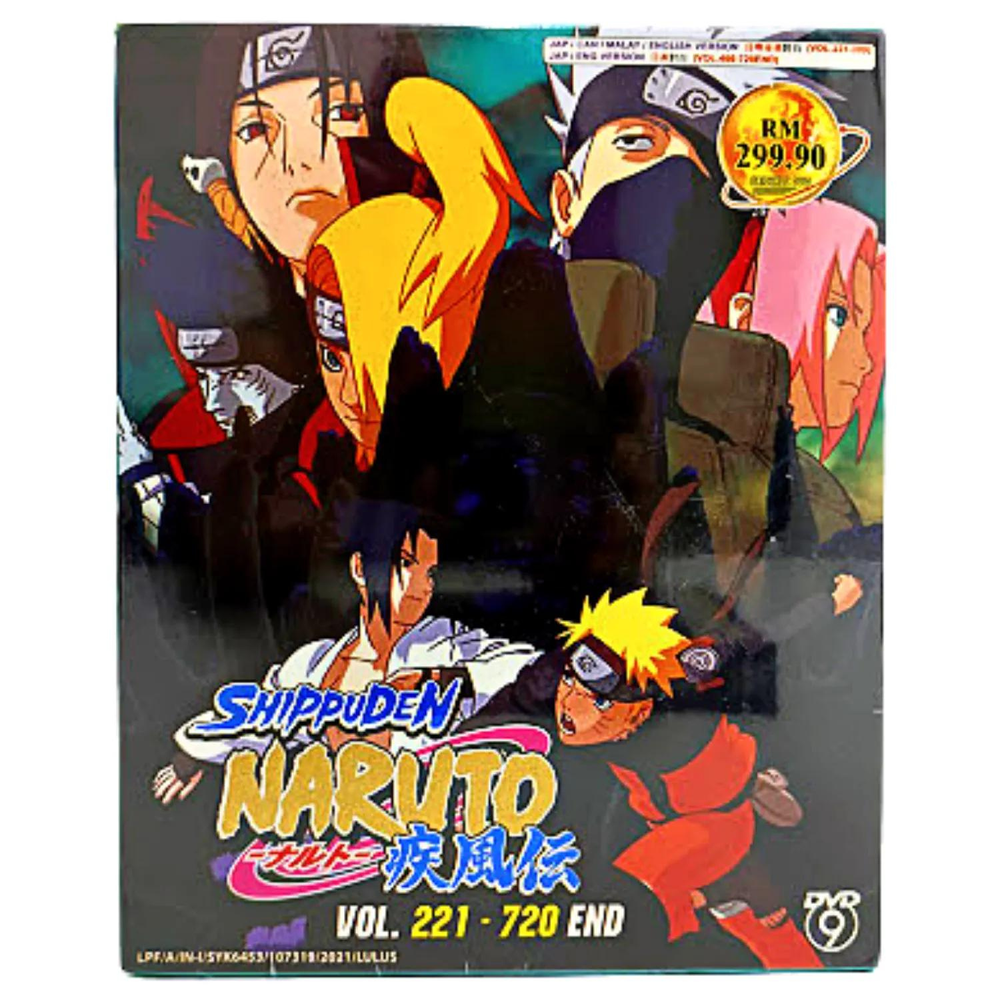 DVD Anime Naruto Shippuden Complete TV Series Vol.221-720 END English Dubbed