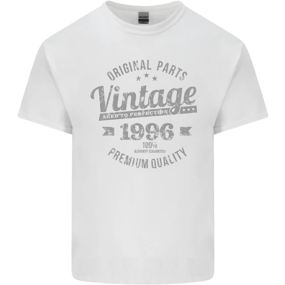Vintage Year 28th Birthday 1996 Mens Cotton T-Shirt Tee Top