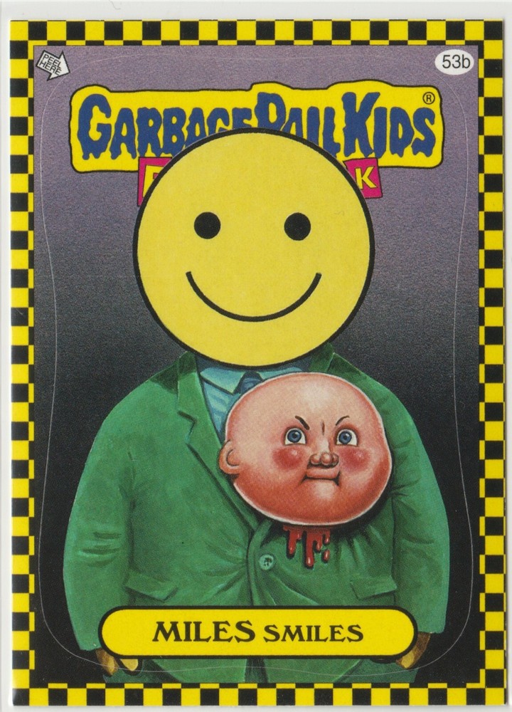Miles Smiles Garbage Pail Kids GPK 2010 Flashback Series 1 FB1 #53b