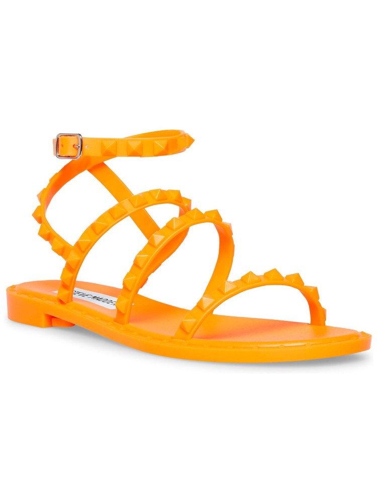 Steve Madden Orange Jelly Gladiator Sandals for Women Size 8 M
