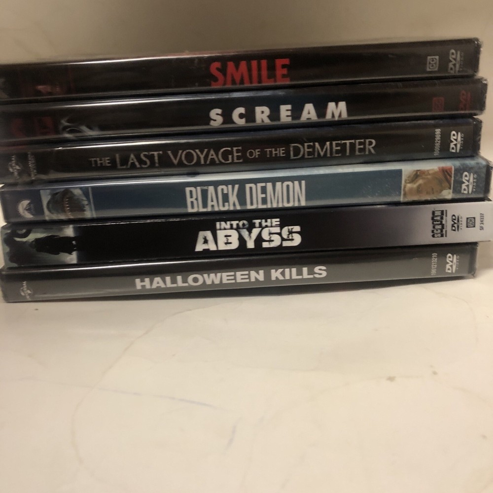 Lot Of Somewhat Newer Release Horror DVDs Smile. Scream. Halloween Kills.