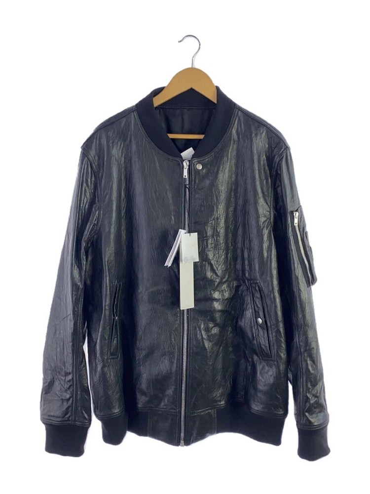 Rick Owens Classic Flight/Leather Jacket Blouson/56/Leather/Blk/Ru02D6789// 337