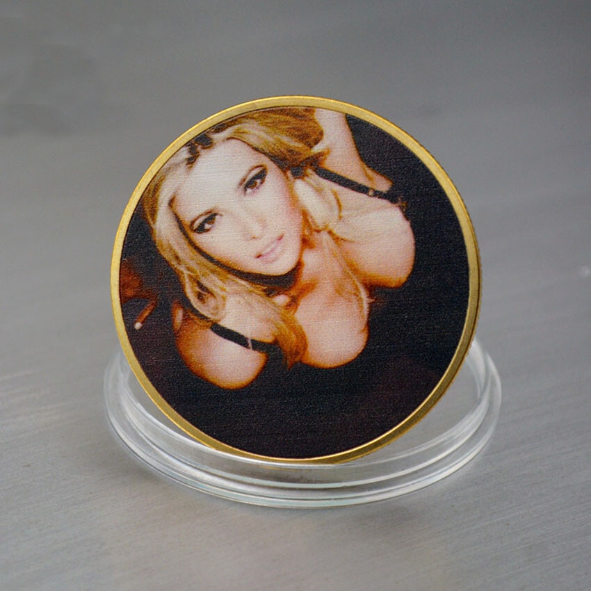 Gold Ivanka Trump Donald Gift Medal Commemorative Coin Sexy World Supermodel