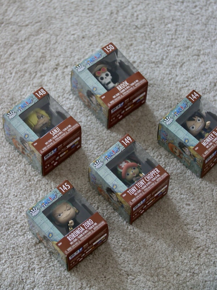 Funko Minis One Piece Bundle Set of 5pc Figures NIB