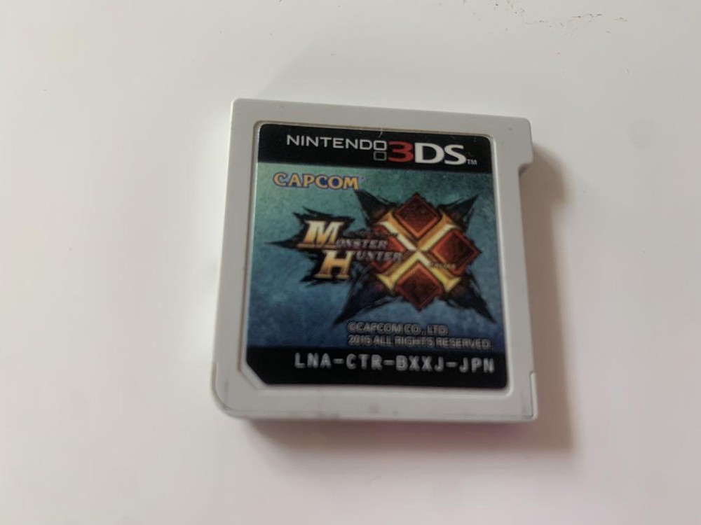 Limited Time Monster Hunter Cross 3Ds Software F/S-411 from japan Rare  Good con-image