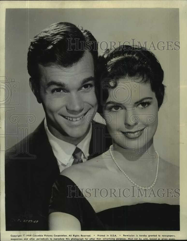 1959 Press Photo Darryl Hickman and Pamela Lincoln in 
