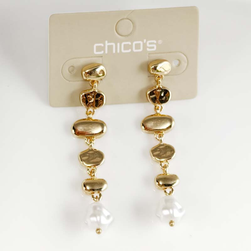 62mm Faux Pearl Drop Earrings for Women – Elegant Party & Vacation Jewelry Gift