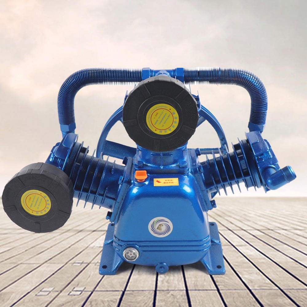 10HP 7.5KW 3-Cylinder Single Stage Cast Iron Air Compressor Pump 31.7SCFM